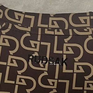 RUDSAK MONOGRAM PRINT JOGGER SWEATSHIRT |  SZ: 1 | Orig: $159